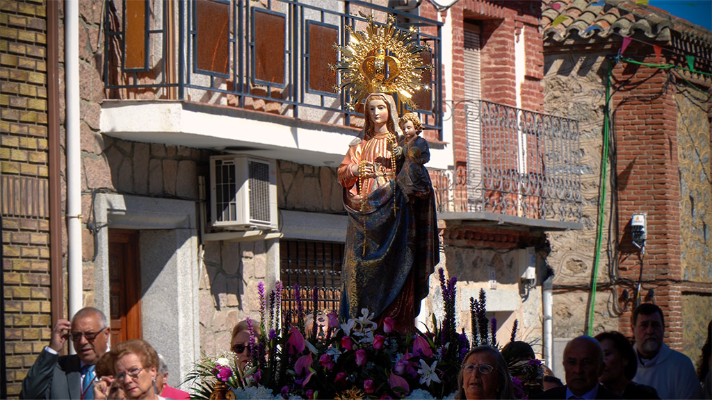 Procesión Virgen Fiestas Patronales de Chapinería.