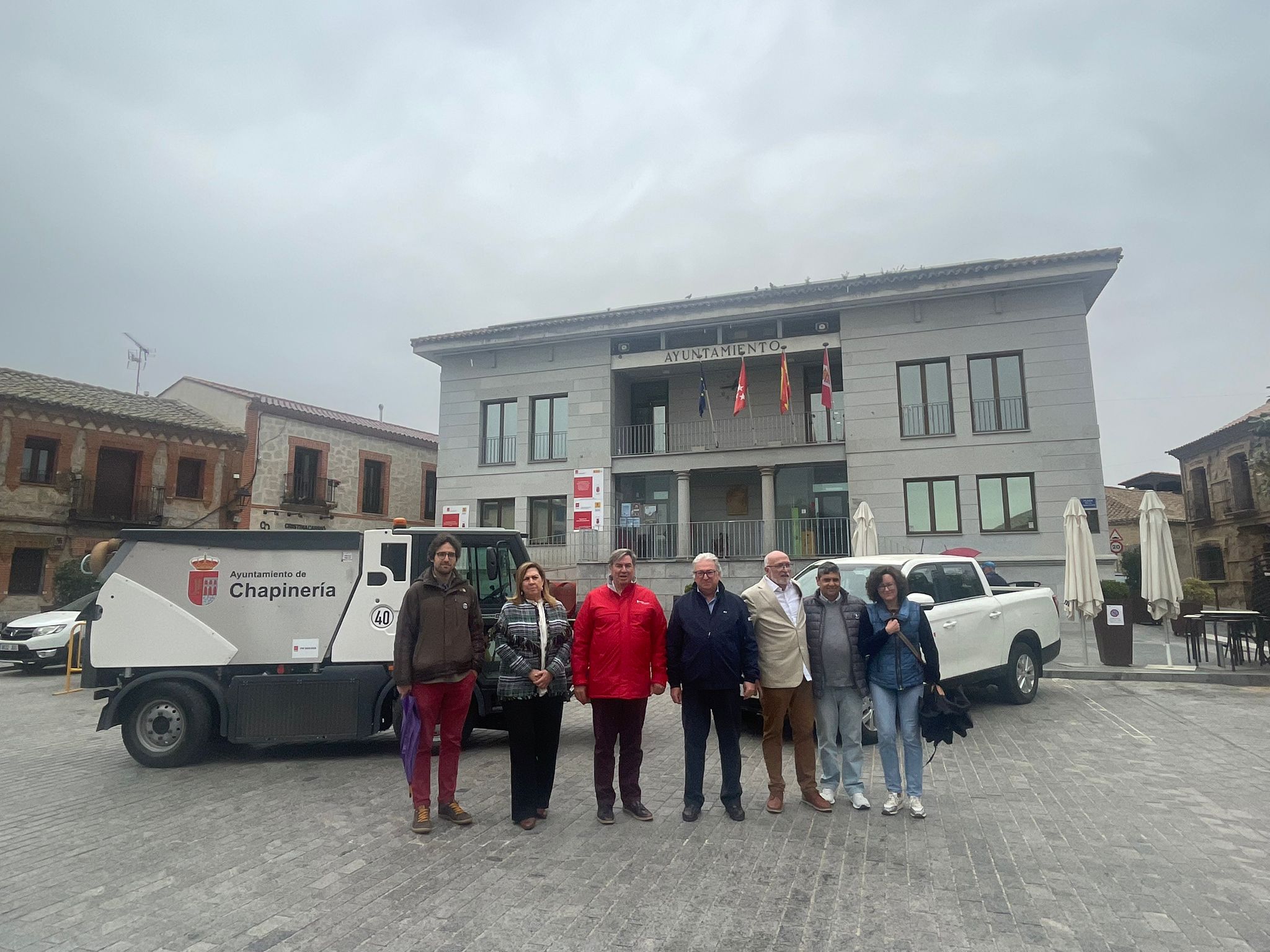 El viceconsejero presenta en Chapinería los vehículos financiados por el PIR 2022-2026